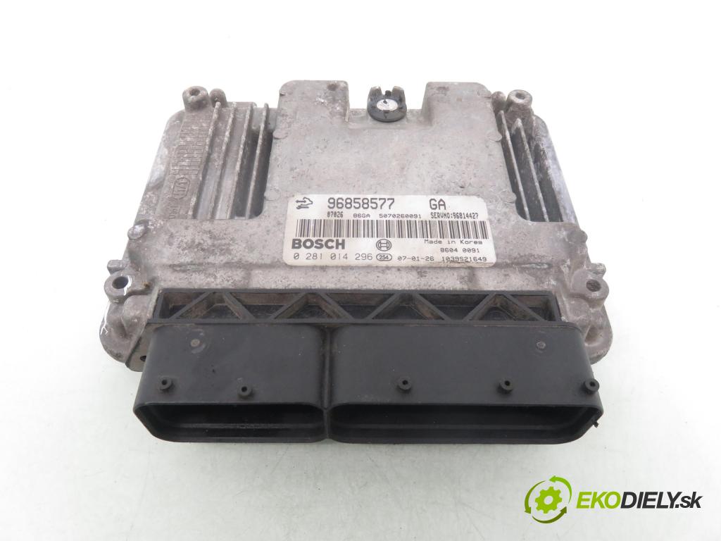 OPEL ANTARA A (L07) SUV 2007 110,00 2.0 CDTI 150 - Z 20 DMH 1991,00 řídící jednotka motora 96858577 ; 0281014296