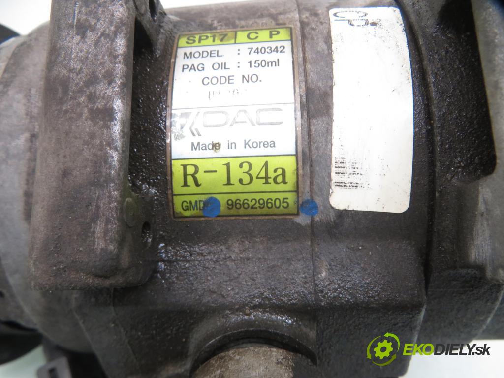 OPEL ANTARA A (L07) SUV 2007 110,00 2.0 CDTI 150 - Z 20 DMH 1991,00 KOMPRESOR: klimatizace 96629605 (Kompresor klimatizace)