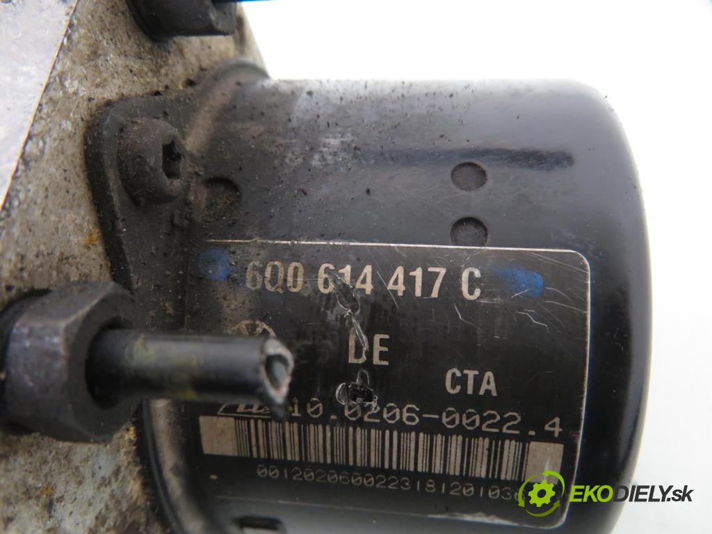 VW POLO (9N_) HB 2001 47,00 1.2 12V 64 - AZQ 1198,00 Pumpa ABS 6Q0614417C ; 6Q0907379F ; 10096003233 (Pumpa ABS)