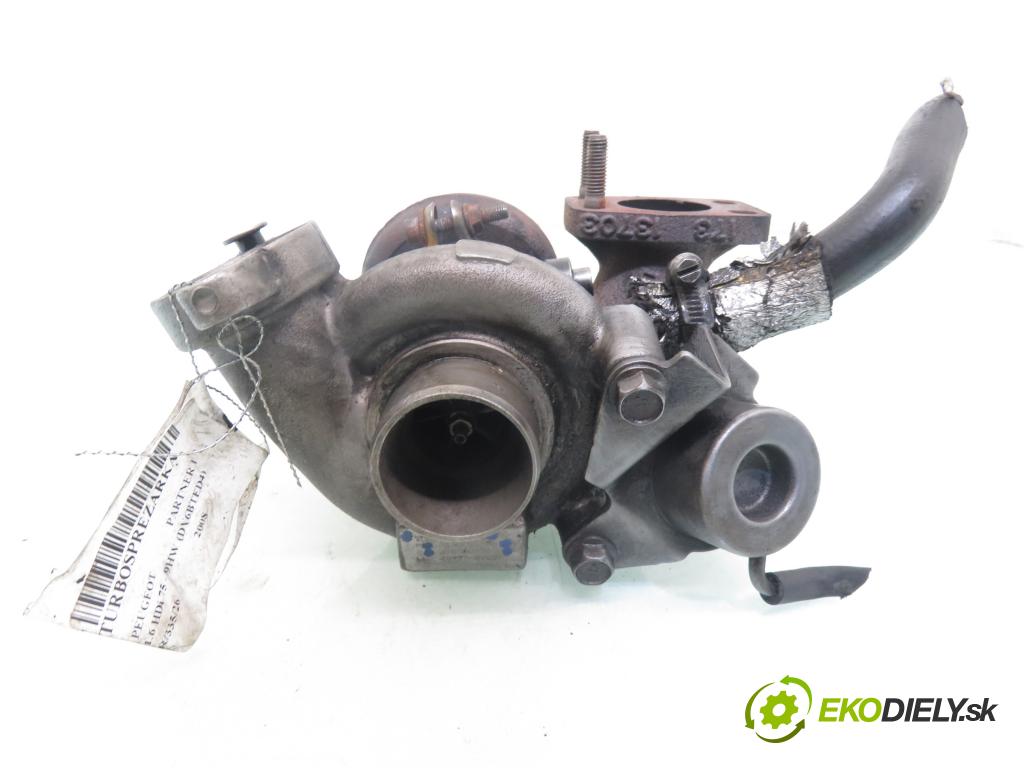 PEUGEOT PARTNER Skrzynia (5_, G_) FURGON 2008 55,00 1.6 HDi 75 - 9HW (DV6BTED4) 1560,00 RYCHLONABÍJEČKA: 9685293080 (Kompletní turbodmychadlo)