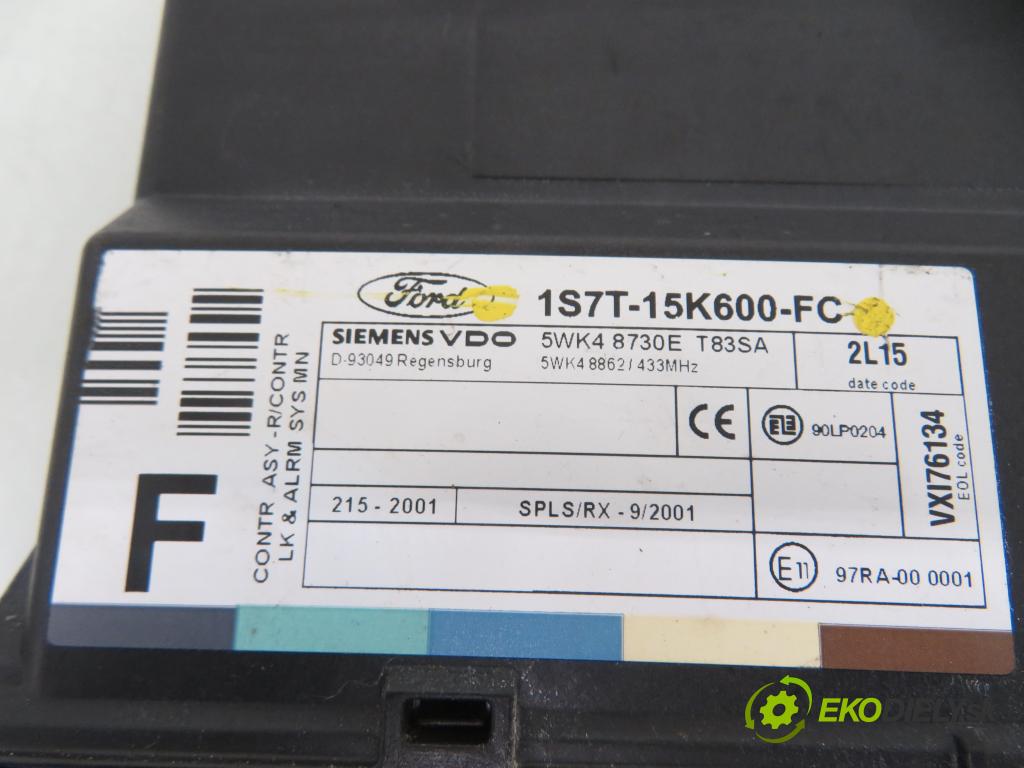 FORD FOCUS (DAW, DBW) HB 2002 74,00 1.6 16V 100 - FYDA 1596,00 spínačka / imobilizéra IMMO / řídící jednotka 2S4A12A650UC ; 2M5T14A073BDH2