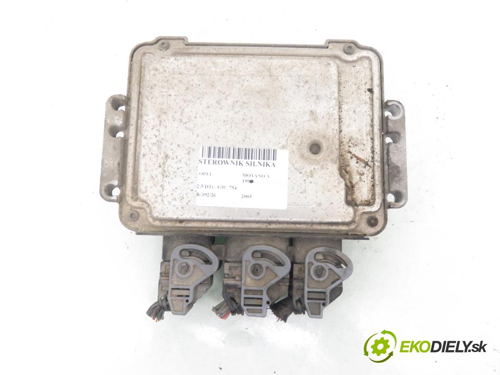 OPEL MOVANO Furgon (X70) FURGON 2005 73,00 2.5 DTi - G9U 754 2464,00 řídící jednotka motora 0281011940 ; 8200311550 ; 8200442263