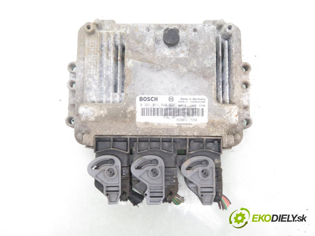 OPEL MOVANO Furgon (X70) FURGON 2005 73,00 2.5 DTi - G9U 754 2464,00 řídící jednotka motora 0281011940 ; 8200311550 ; 8200442263