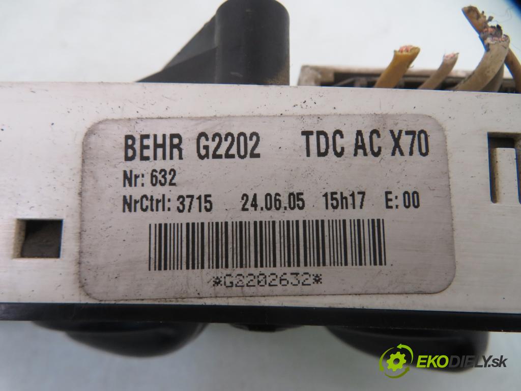 OPEL MOVANO Furgon (X70) FURGON 2005 73,00 2.5 DTi - G9U 754 2464,00 Panel kúrenia KLIMATIZACE: G2202