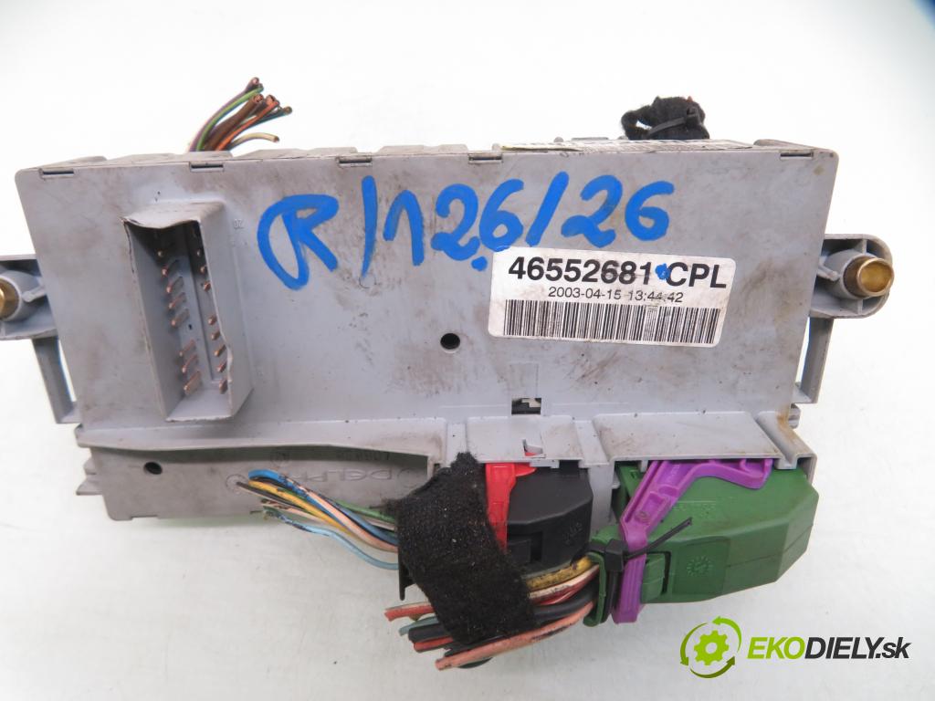 FIAT PUNTO (188_) HB 2002 59,00 1.2 16V 80 - 188 A5.000 1242,00 spínačka / imobilizéra IMMO / řídící jednotka IAW59FM3 ; 46812231 ; 46552681