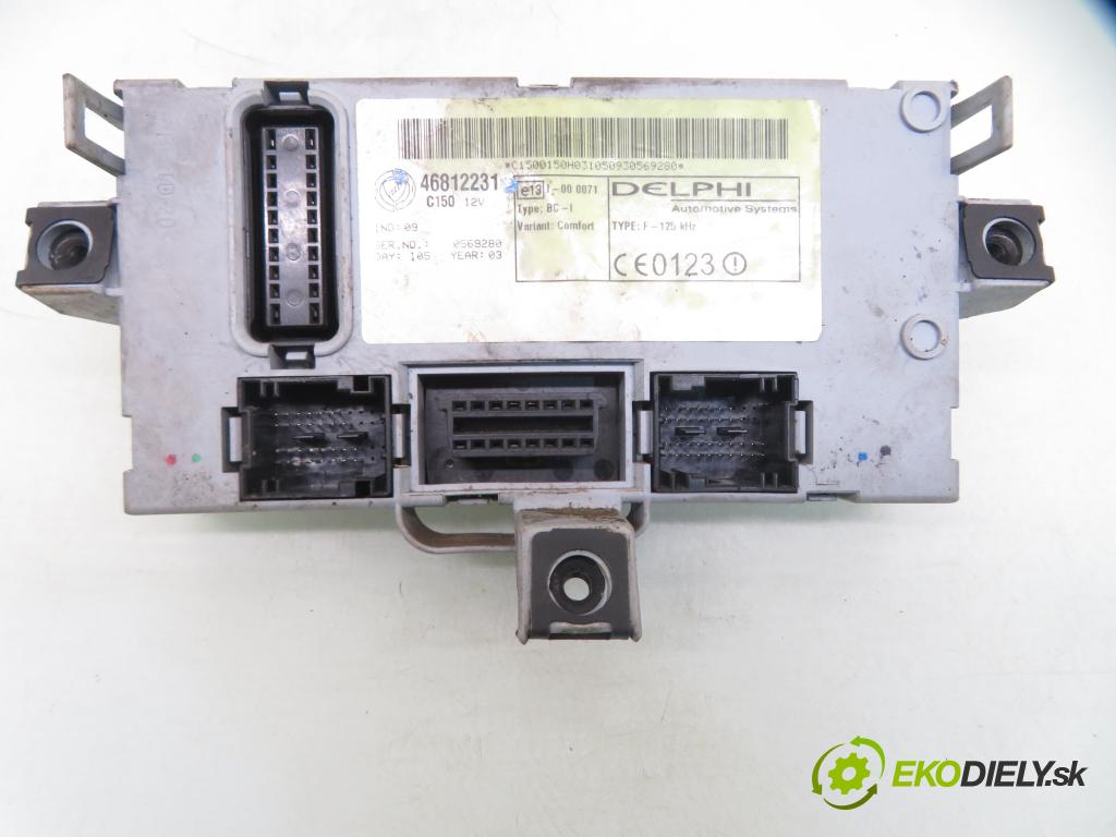 FIAT PUNTO (188_) HB 2002 59,00 1.2 16V 80 - 188 A5.000 1242,00 spínačka / imobilizéra IMMO / řídící jednotka IAW59FM3 ; 46812231 ; 46552681