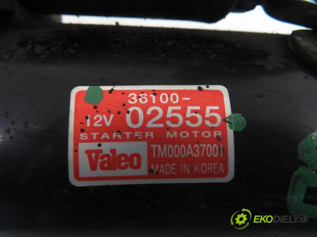 KIA PICANTO (BA) HB 2004 45,00 1.0 12V 61 - G4HE 999,00 startér 3610002555 ; TM000A37001 (Startér)