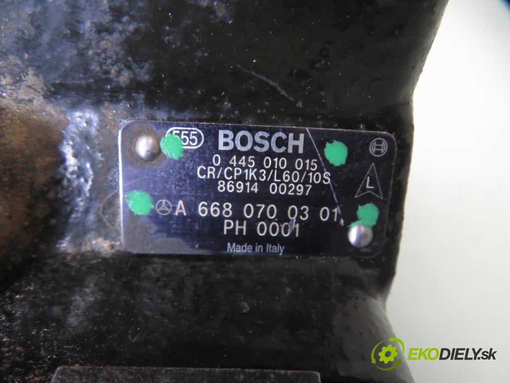 MERCEDES-BENZ KLASA A (W168) HB 1998 55,00 A 160 CDI 75 - OM 668.940 1689,00 pumpa vysokého TLAK: A6680700301 ; 0445010015