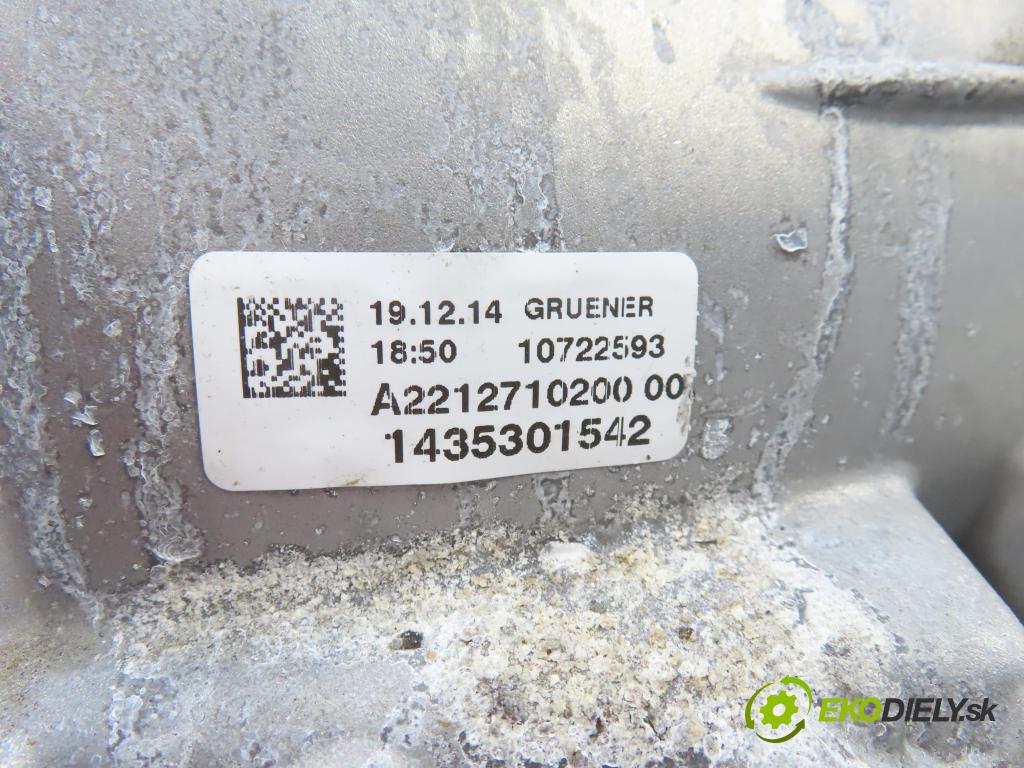 MERCEDES-BENZ KLASA E (W212) SEDAN 2009 215,00 E 350 CGI (212.057) - M 272.982 3498,00 převodovka AUTOMATICKÝ 2042704107 ; 722960 ; A2212712301