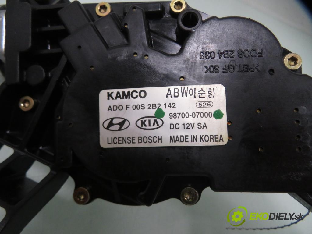 KIA PICANTO (BA) HB 2004 45,00 1.0 12V 61 - G4HE 999,00 motorek stěrače ZADNÍ: 9870007000