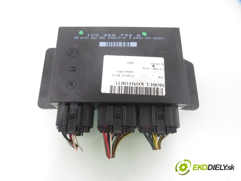 VW PASSAT B5.5 (3B3) SEDAN 2002 74,00 1.9 TDI PD 101 - AVB 1896,00 MODUL komfortu 1C0959799A ; 5DK008213