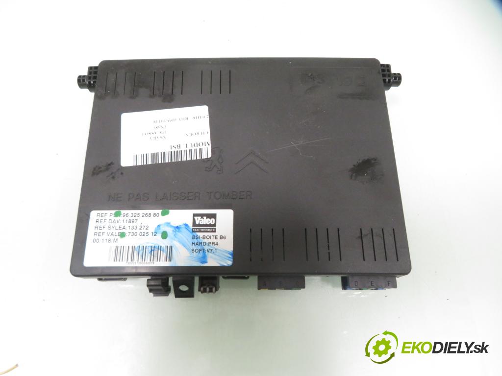 CITROEN XSARA PICASSO (N68) MINIVAN 2000 66,00 2.0 HDi 8V 90 - RHY 1997,00 MODUL BSI 9632526880 ; 73002512