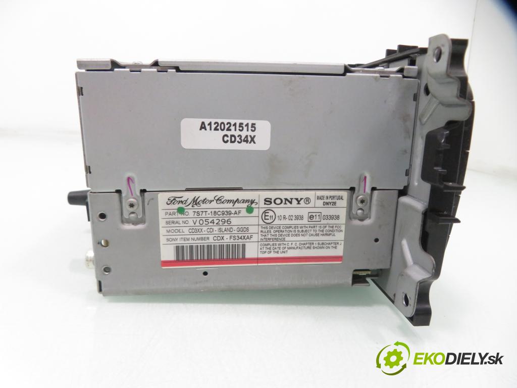 FORD MONDEO IV Turnier (BA7) KOMBI 2008 103,00 2.0 TDCi - QXBB 1997,00 RADIO CD VP6M2F18C821AG ; 7S7T18C939AF