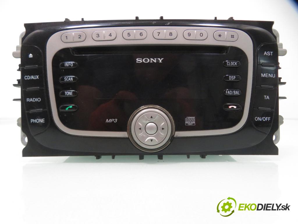 FORD MONDEO IV Turnier (BA7) KOMBI 2008 103,00 2.0 TDCi - QXBB 1997,00 RADIO CD VP6M2F18C821AG ; 7S7T18C939AF