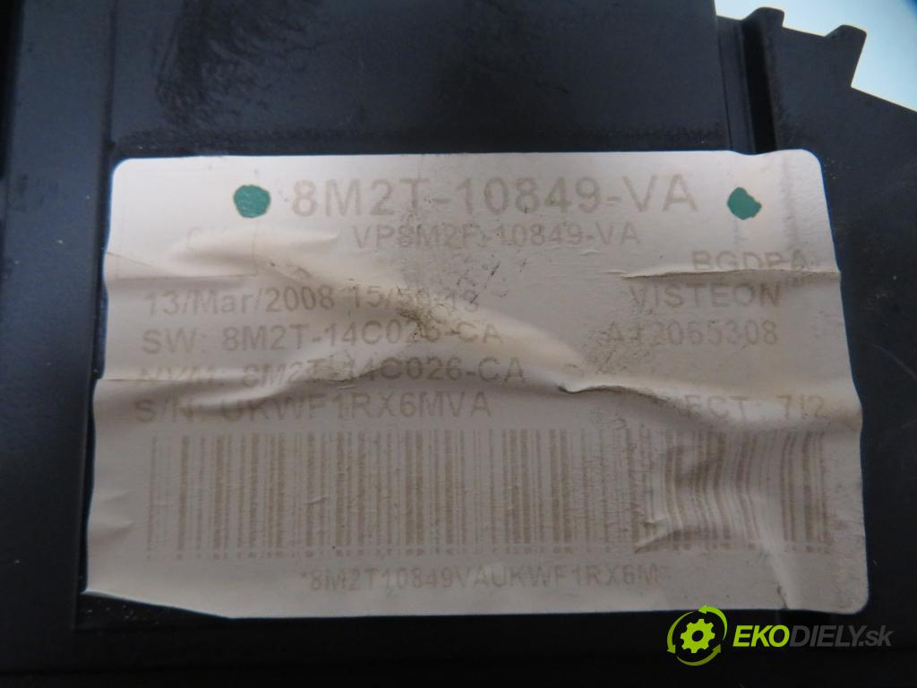 FORD MONDEO IV Turnier (BA7) KOMBI 2008 103,00 2.0 TDCi - QXBB 1997,00 prístrojovka elektrický 8M2T10849VA ; VP7M2F10894A