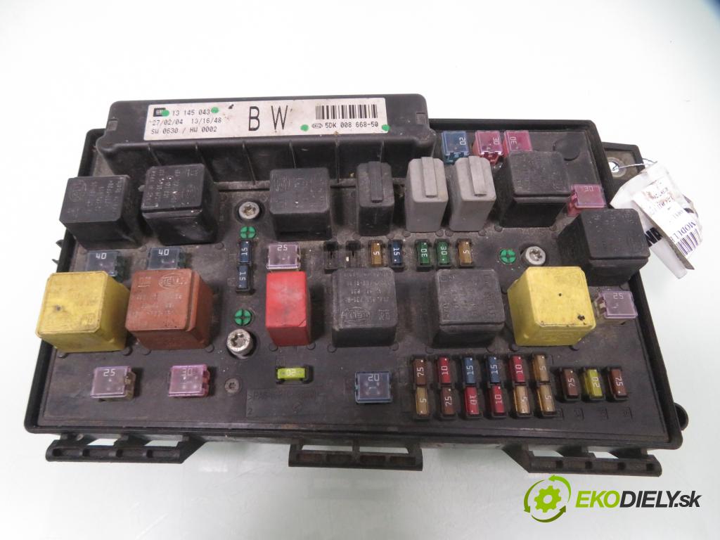 OPEL ASTRA H (A04) HB 2004 74,00 1.7 CDTI 100 - Z 17 DTH 1686,00 MODUL BSM 13145043 ; 5DK00866850 ; 015349211