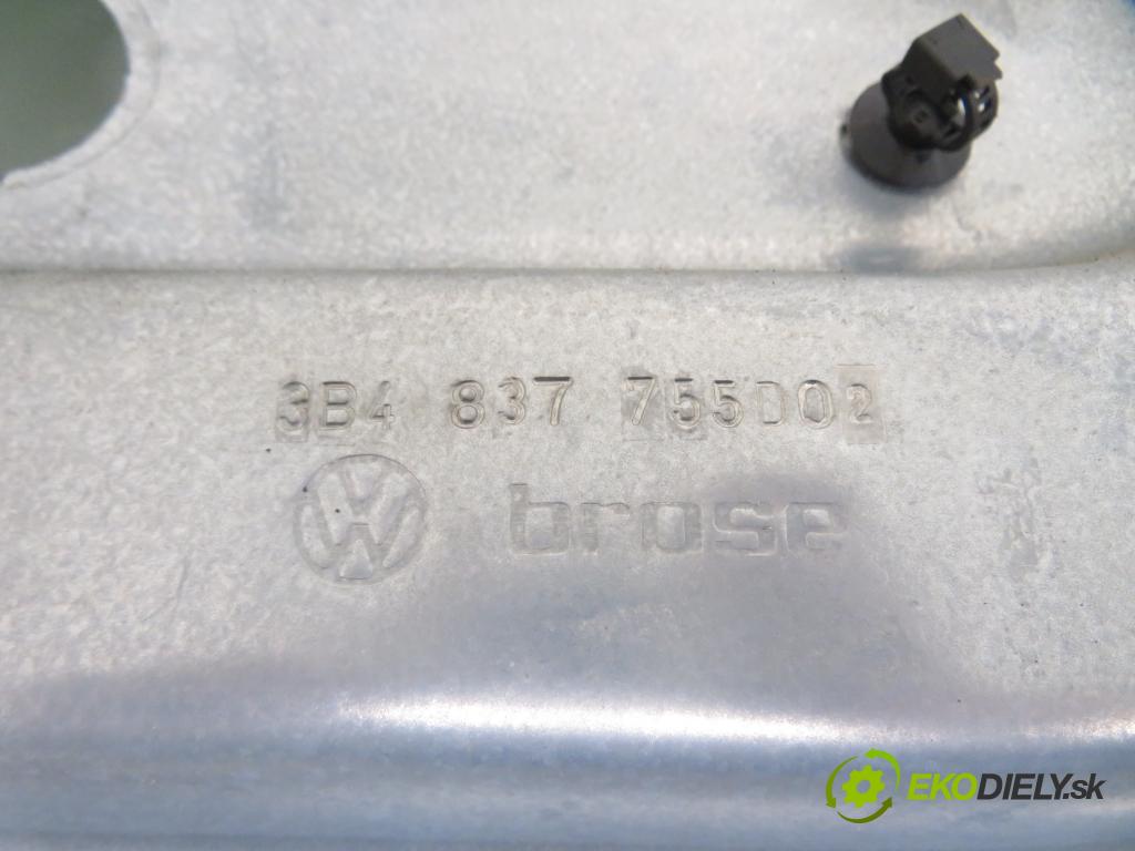 VW PASSAT B5.5 (3B3) SEDAN 2002 74,00 1.9 TDI PD 101 - AVB 1896,00 mechanismus oken 3B4837755D ; 3B1837461