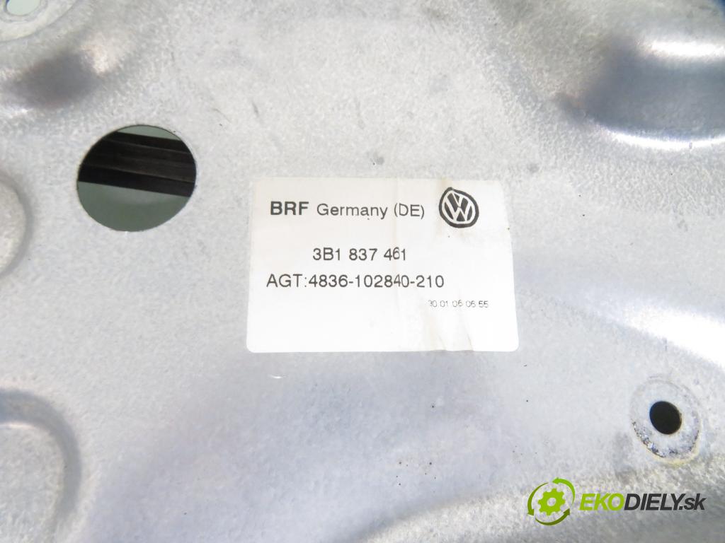 VW PASSAT B5.5 (3B3) SEDAN 2002 74,00 1.9 TDI PD 101 - AVB 1896,00 mechanismus oken 3B4837755D ; 3B1837461