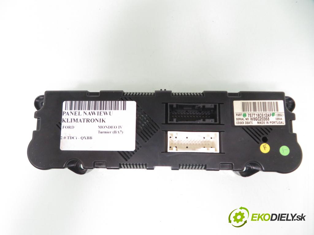 FORD MONDEO IV Turnier (BA7) KOMBI 2008 103,00 2.0 TDCi - QXBB 1997,00 Panel topení KLIMATRONIK 7S7T18C612AF