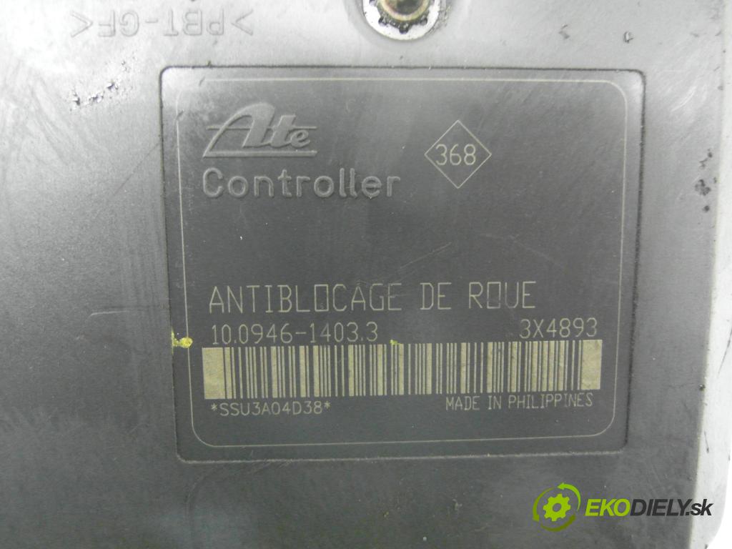 RENAULT MASTER II Skrzynia (FD) FURGON 2003 84,00 2.5 dCi 120 - G9U 750 2464,00 Pumpa ABS 10094614033 ; 820036532C ; 10020402764 (Pumpa ABS)