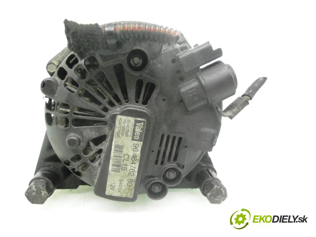PEUGEOT 206 liftback (2A/C) HB 1999 50,00 1.4 HDi 8V 70 - 8HZ 1398,00 Alternátor 9646476280 ; 2542704A ; TG15C022 (Alternátor)