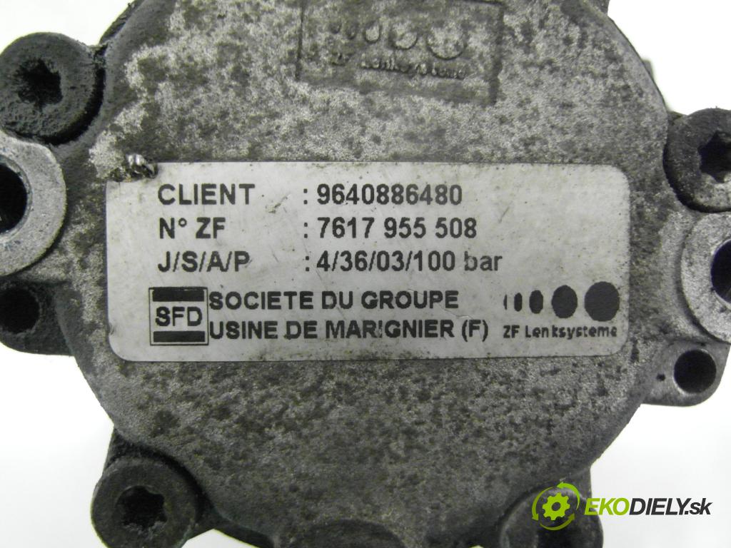 PEUGEOT 607 (9D, 9U) SEDAN 2003 98,00 2.2 HDI - 4HX (DW12TED4/FAP) 2179,00 Pumpa servočerpadlo 9640886480 ; 7617955508 (Servočerpadlo)