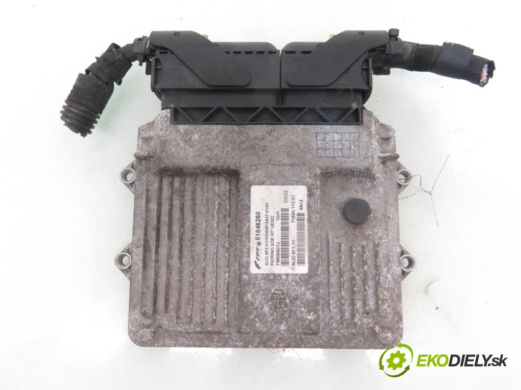 FIAT FIORINO nadwozie zamknięte / kombi (225_) FURGON 2009 70,00 1.3 D Multijet - 199 B1.000 1248,00 řídící jednotka motora 51846260