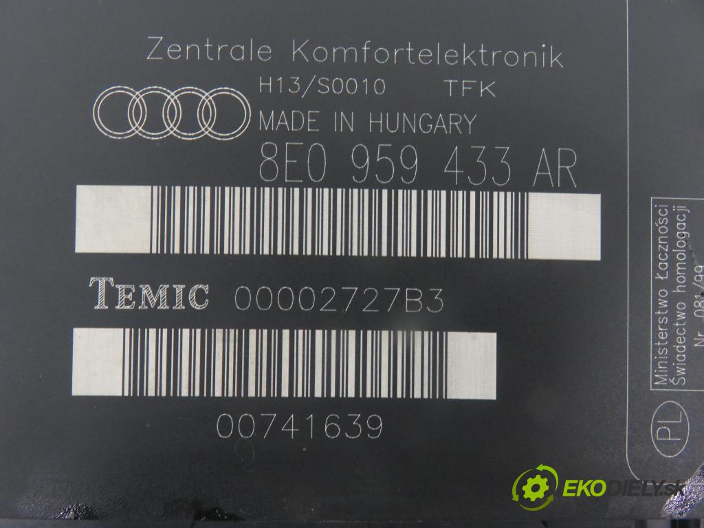 AUDI A4 (8E2, B6) SEDAN 2002 96,00 2.0 20V 130 - ALT 1984,00 MODUL komfortu 8E0959433AR