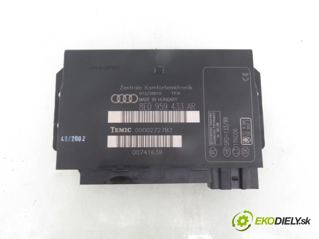 AUDI A4 (8E2, B6) SEDAN 2002 96,00 2.0 20V 130 - ALT 1984,00 MODUL komfortu 8E0959433AR