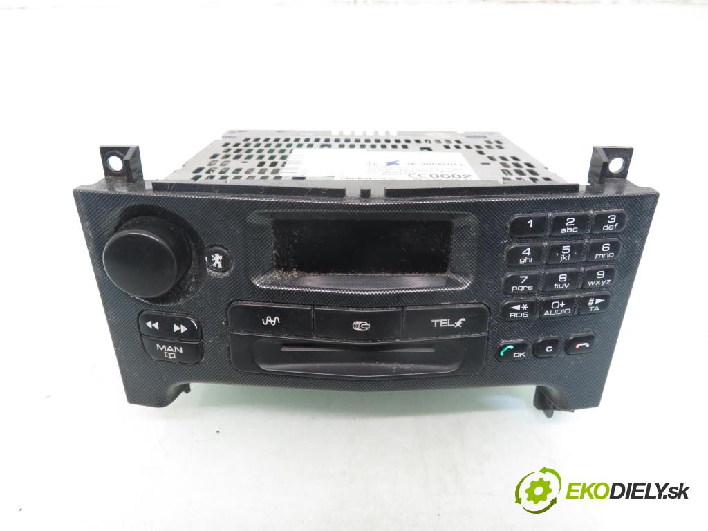 PEUGEOT 607 (9D, 9U) SEDAN 2003 98,00 2.2 HDI - 4HX (DW12TED4/FAP) 2179,00 RADIO 96539356ZL