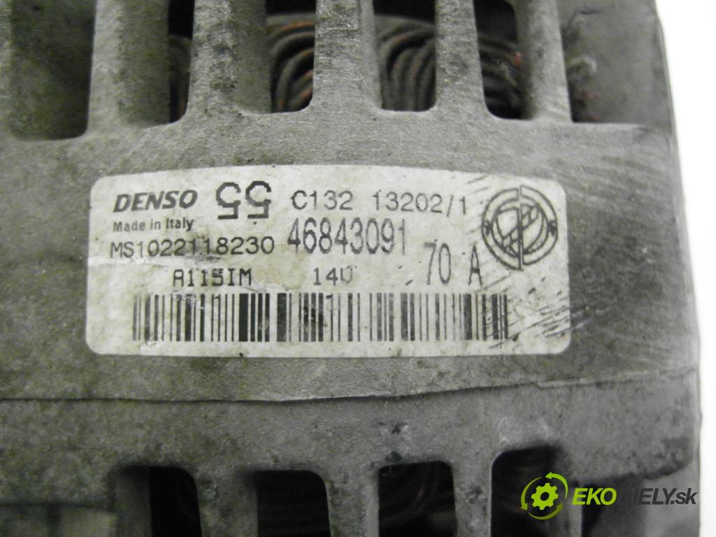 FIAT PUNTO (188_) HB 2002 59,00 1.2 16V 80 - 188 A5.000 1242,00 Alternátor 46843091 ; MS1022118230 (Alternátor)