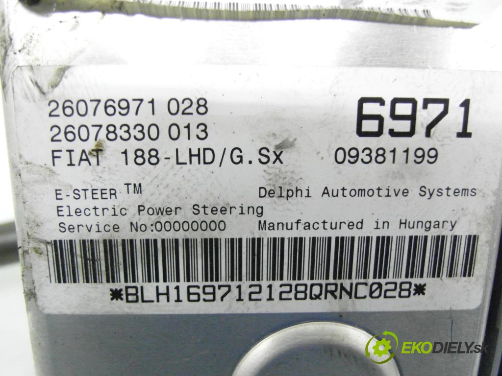 FIAT PUNTO (188_) HB 2002 59,00 1.2 16V 80 - 188 A5.000 1242,00 SLOUPEC / PODPORA elektrický 46755205 ; 26087456 ; 09381199