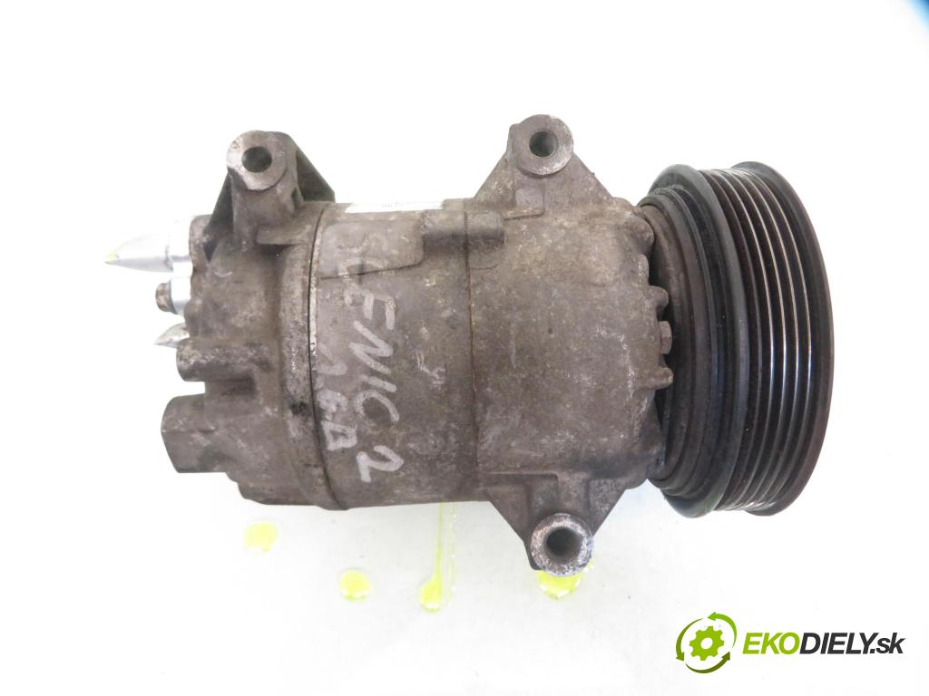 RENAULT SCENIC II (JM0/1_) MINIVAN 2003 83,00 1.6 (JM0C, JM0J, JM1B) - K4M 782 1598,00 KOMPRESOR: klimatizácie 8200316164 ; 01140017 (Kompresor klimatizácie)