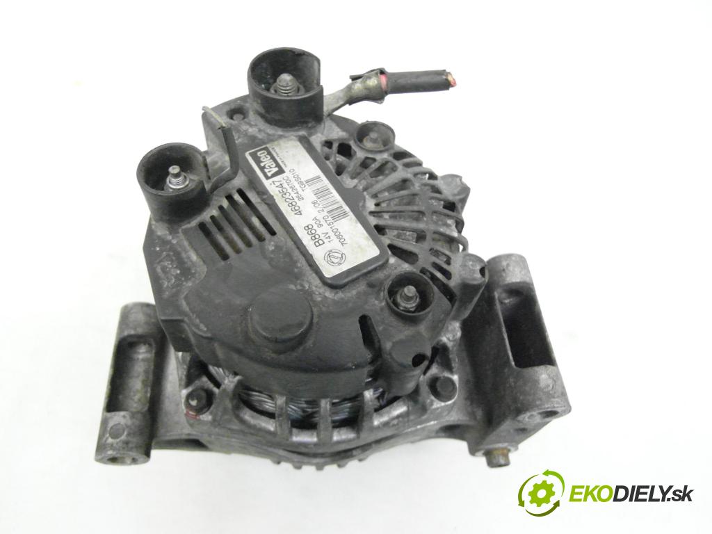 FIAT GRANDE PUNTO (199_) HB 2006 55,00 1.3 D Multijet 75 - 199 A2.000 1248,00 Alternátor 46823547 ; 2542670C ; TG9S010 (Alternátor)