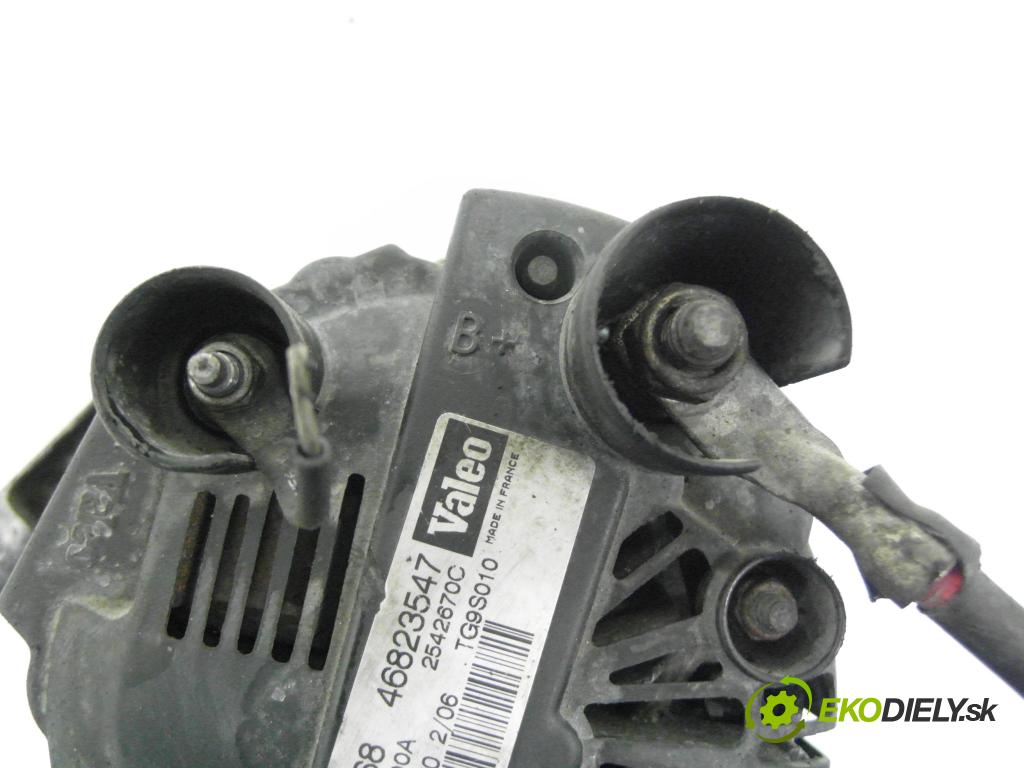 FIAT GRANDE PUNTO (199_) HB 2006 55,00 1.3 D Multijet 75 - 199 A2.000 1248,00 Alternátor 46823547 ; 2542670C ; TG9S010 (Alternátor)