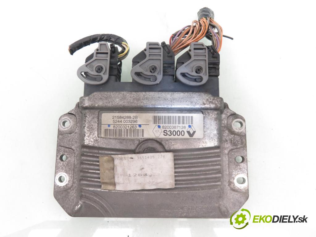 RENAULT MEGANE II (BM0/1_, CM0/1_) HB 2004 72,00 1.4 16V (BM0B, CM0B) - K4J 730 1390,00 spinačka / imobilizéra IMMO / Riadiaca jednotka 8200321263 ; 8200387138 ; 8200306033C