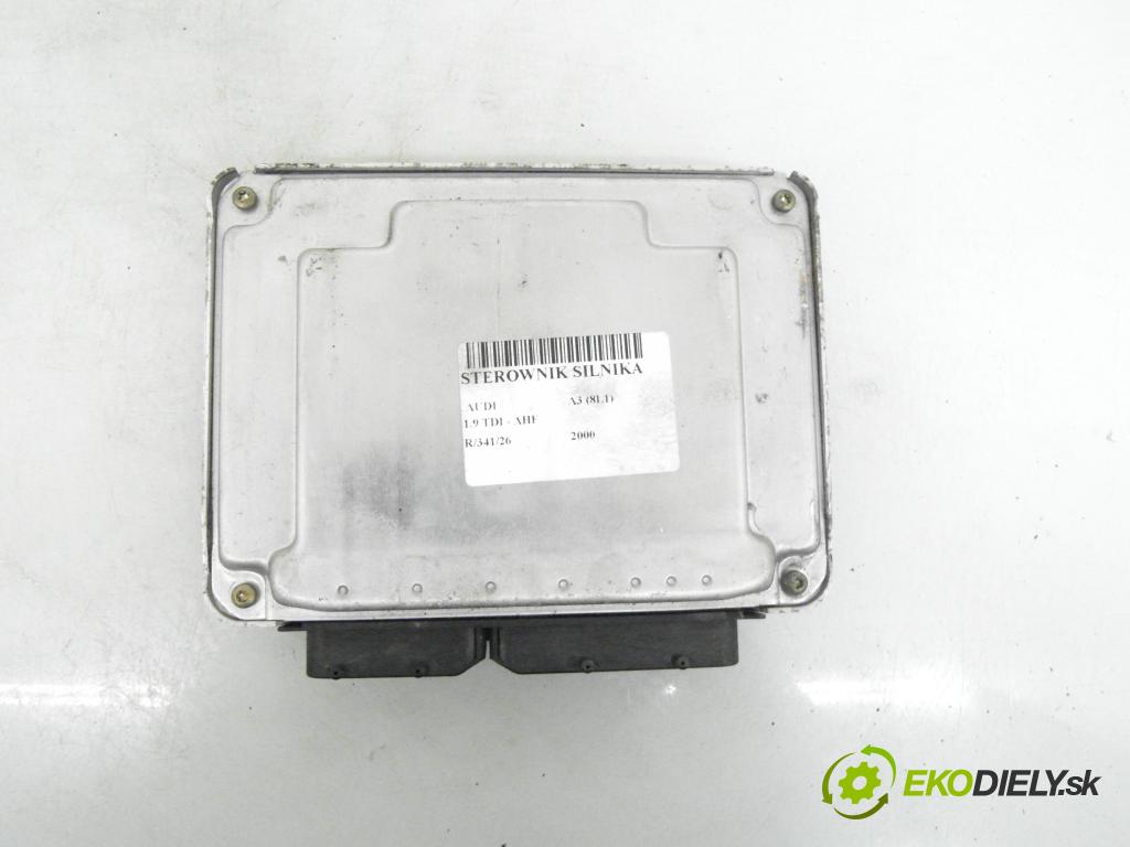 AUDI A3 (8L1) HB 2000 81,00 1.9 TDI 110 - AHF 1896,00 Riadiaca jednotka Motor 038906012BB ; 0281010123