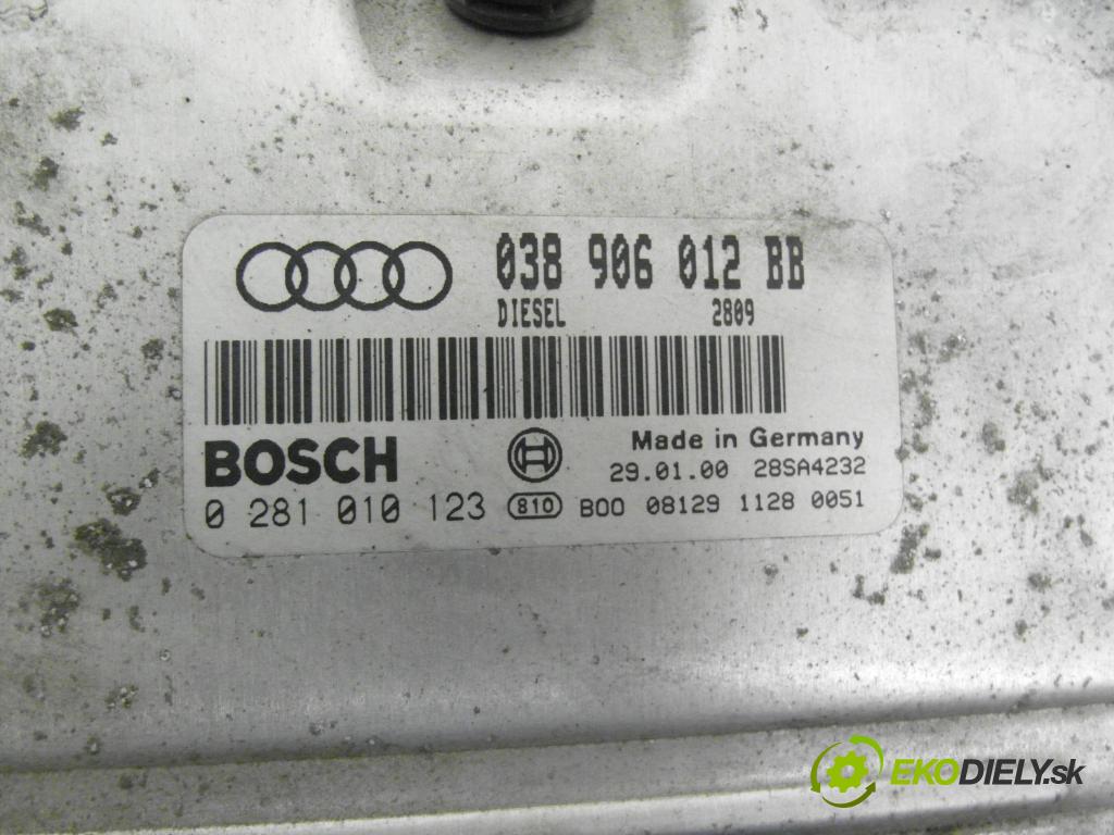 AUDI A3 (8L1) HB 2000 81,00 1.9 TDI 110 - AHF 1896,00 Riadiaca jednotka Motor 038906012BB ; 0281010123