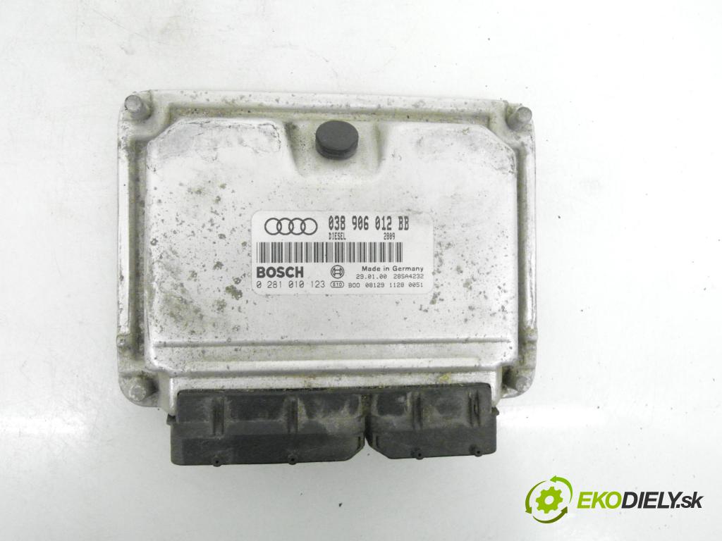 AUDI A3 (8L1) HB 2000 81,00 1.9 TDI 110 - AHF 1896,00 Riadiaca jednotka Motor 038906012BB ; 0281010123