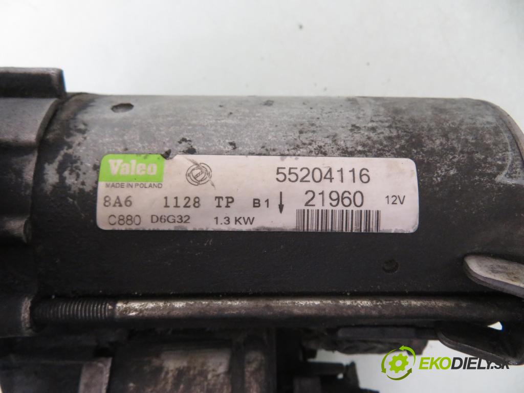 FIAT GRANDE PUNTO (199_) HB 2006 55,00 1.3 D Multijet 75 - 199 A2.000 1248,00 Štartér 55204116 (Štartér)