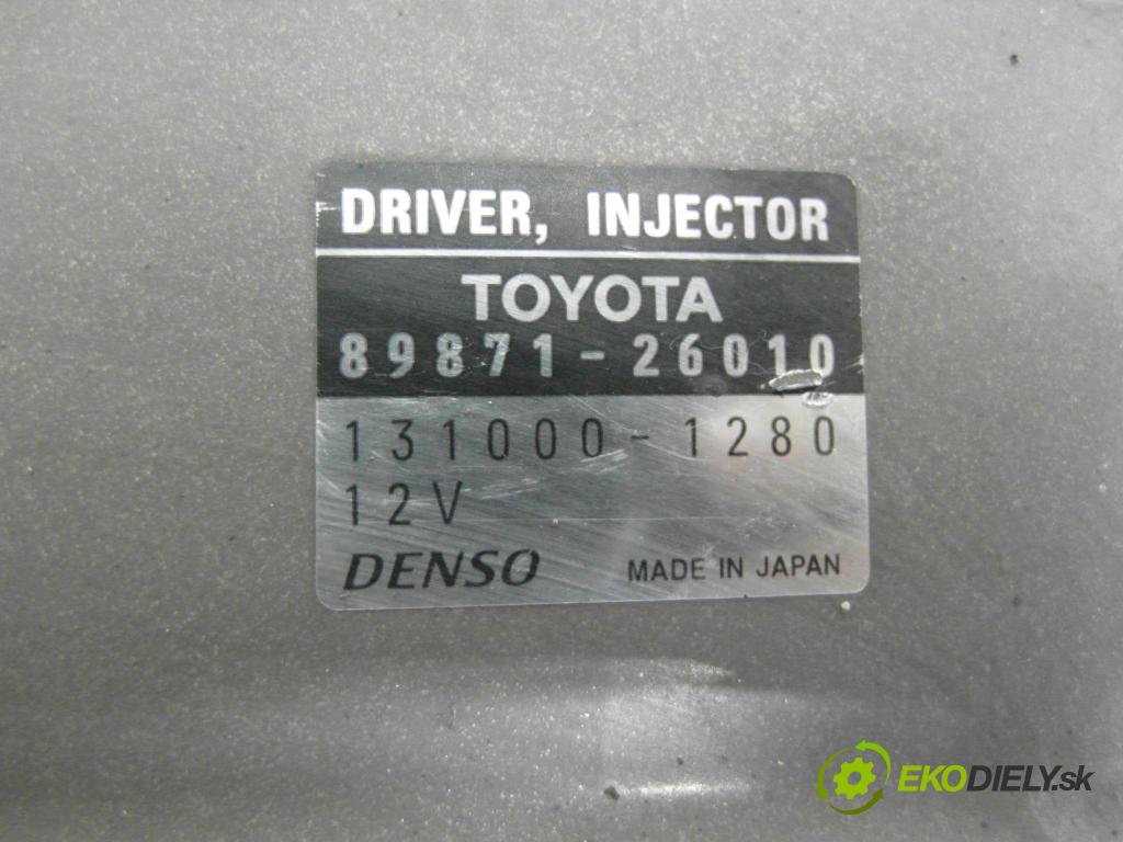 TOYOTA RAV 4 II (_A2_) SUV 2004 85,00 2.0 D-4D 4WD 116 - 1CD-FTV 1995,00 Riadiaca jednotka vstreku 8987126010 ; 1310001280