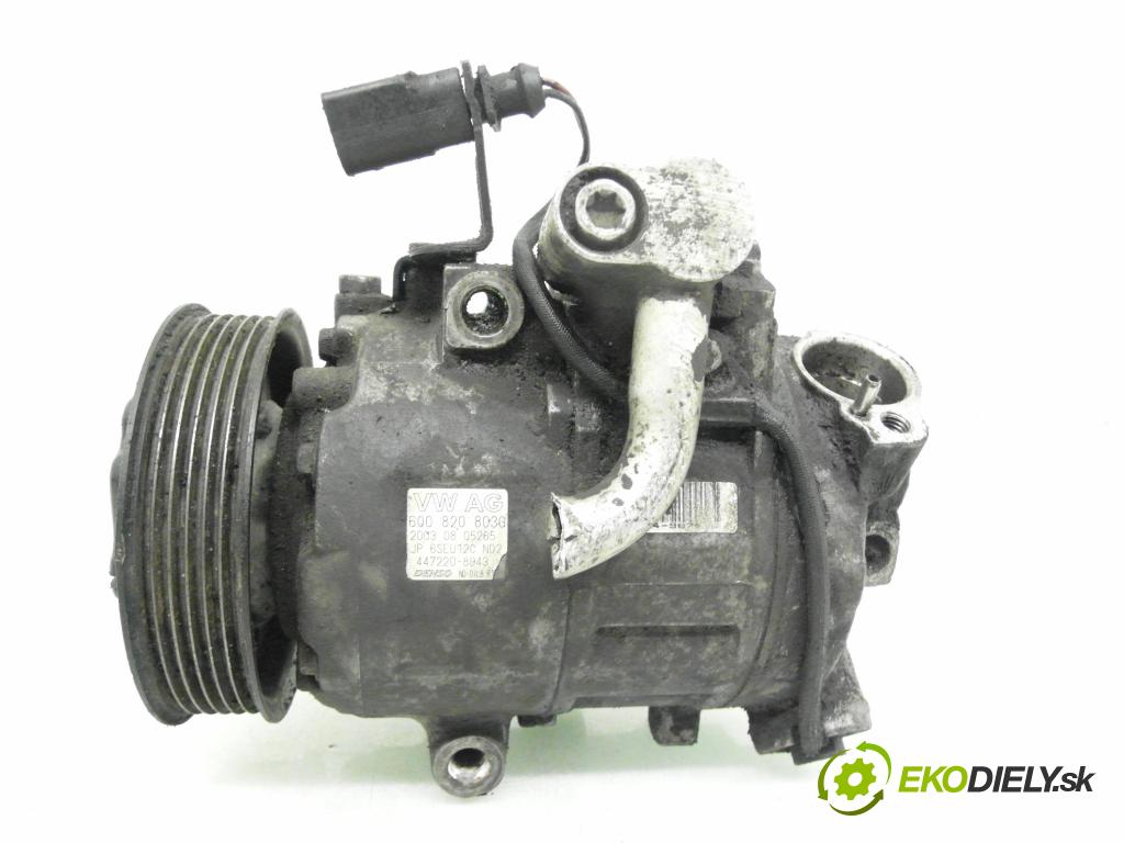 SKODA FABIA I (6Y2) HB 2003 40,00 1.2 6V 54 - AWY 1198,00 KOMPRESOR: klimatizácie 6Q0820803G ; 4472208943 (Kompresor klimatizácie)