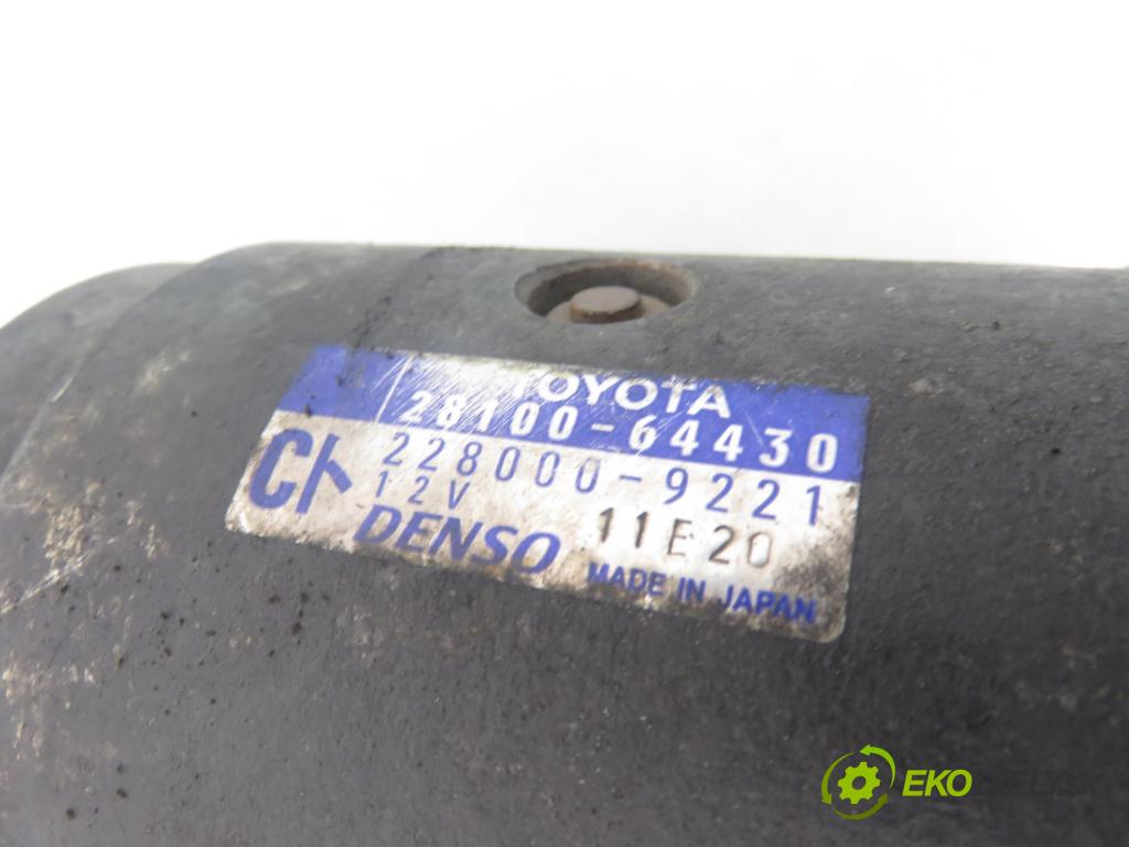 TOYOTA RAV 4 II (_A2_) SUV 2004 85,00 2.0 D-4D 4WD 116 - 1CD-FTV 1995,00 startér 2810064430 ; 2280009221 (Startér)