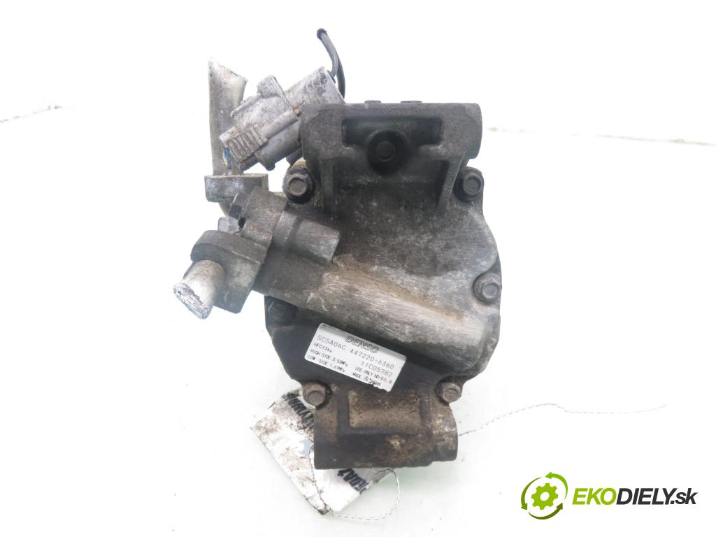 TOYOTA COROLLA (_E12_) HB 2002 66,00 2.0 D-4D 1995,00 KOMPRESOR: klimatizácie 4472206360 ; SCSA06C ; 2473000781 (Kompresor klimatizácie)