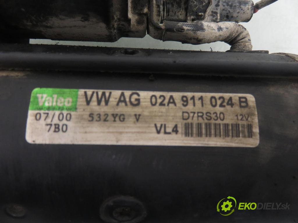 AUDI A3 (8L1) HB 2000 81,00 1.9 TDI 110 - AHF 1896,00 Štartér 02A911024B ; D7RS30 (Štartér)