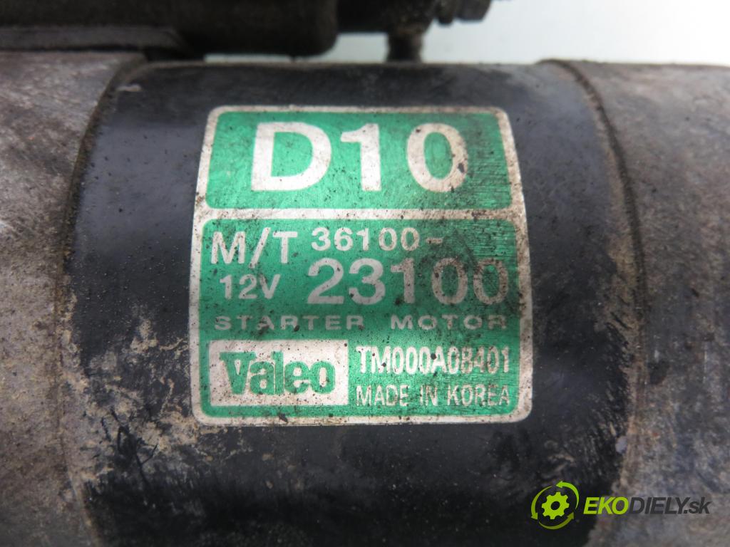 KIA CERATO I liftback (LD) HB 2004 105,00 2 - G4GC 1975,00 startér 3610023100 (Startér)