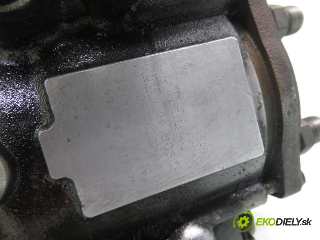 OPEL VECTRA B (J96) LIFTBACK 2000 74,00 2.0 DTI 16V - X 20 DTH 1995,00 Pumpa vstrekovacia 0470504011 ; 0281001740 ; 09158202 (Vstrekovacie čerpadlo)