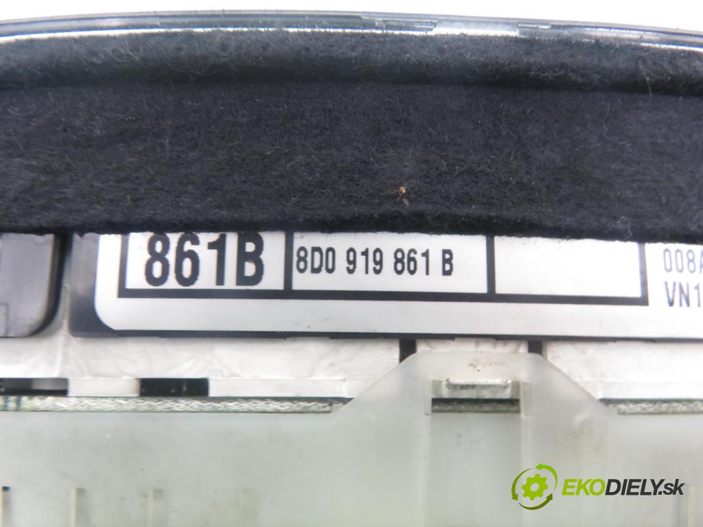 AUDI A4 (8D2, B5) SEDAN 1998 81,00 1.9 TDI 110 - AFN 1896,00 prístrojovka elektrický 8D0919861B ; 8L0919272A