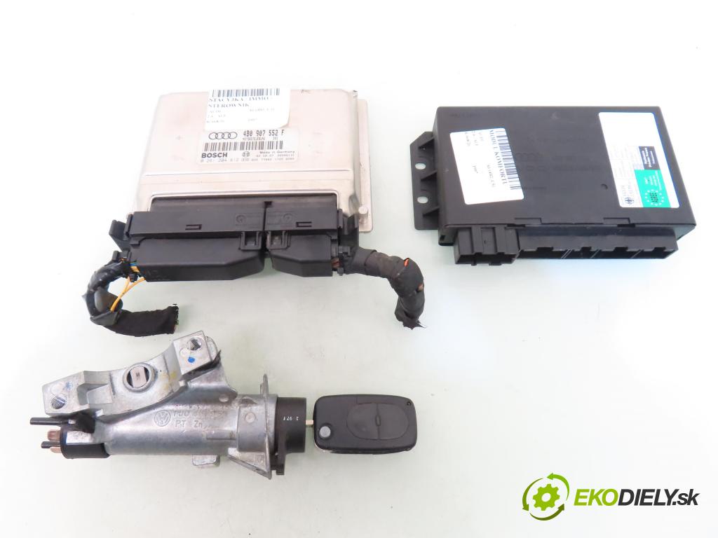 AUDI A6 (4B2, C5) SEDAN 1997 121,00 2.4 V6 165 - ALF 2393,00 spinačka / imobilizéra IMMO / Riadiaca jednotka 4B0907552F ; 0261204812 ; 4B0962258A