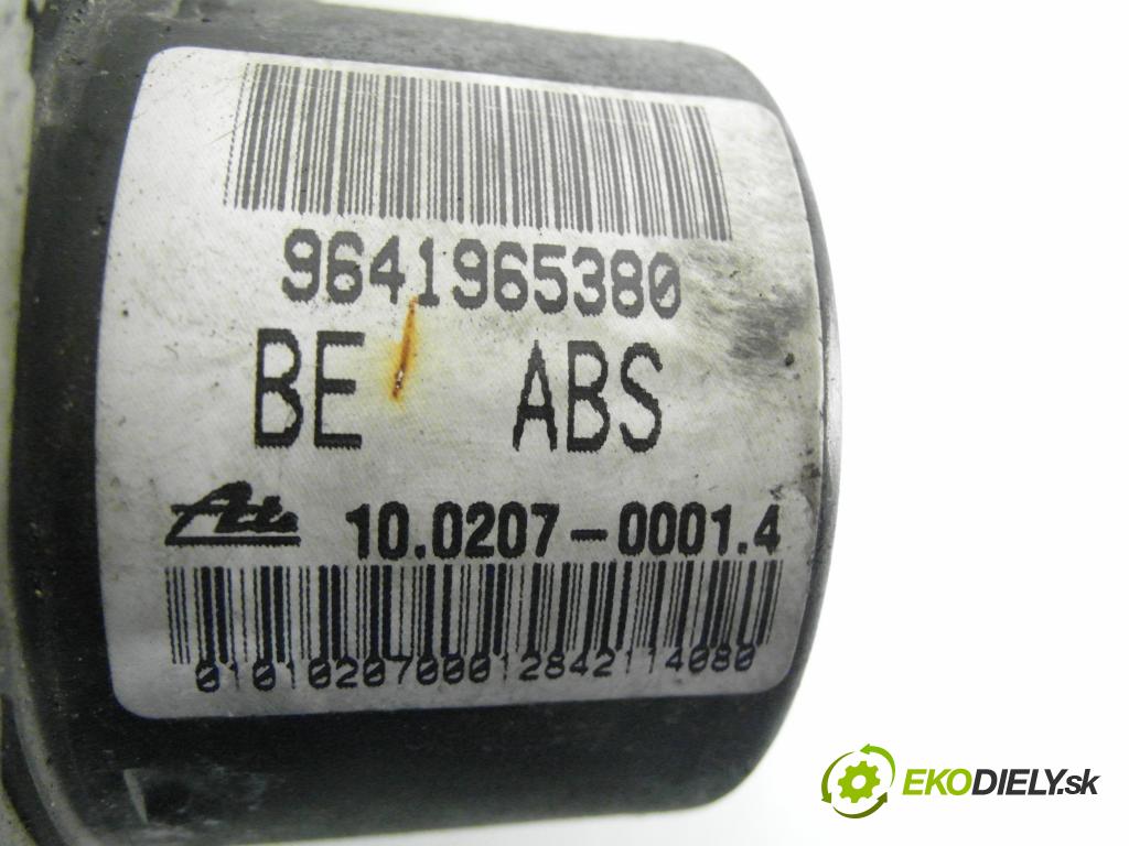 CITROEN C3 I (FC_) HB 2002 54,00 1.4 i - KFV (TU3JP) 1360,00 Pumpa ABS 10097011063 ; 9641965380 ; 10020700014 (Pumpa ABS)